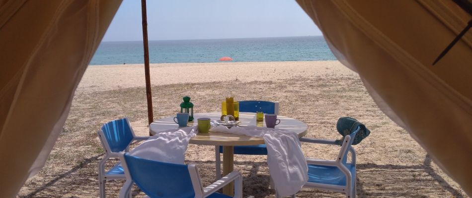 η θέα από την σκηνή