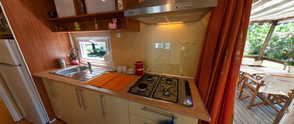 Mobile Home's Kitchen